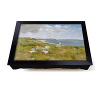 Lap Tray with Bean Bag Cushion, Idle Hours by William Merritt Chase