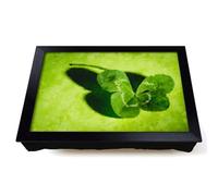 Lap Tray with Bean Bag Cushion, Irish Four Leaf Clover
