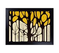 Lap Tray with Bean Bag Cushion, Irresistible Abstract Trees