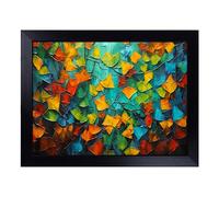 Lap Tray with Bean Bag Cushion, Ivy Leaf Abstract