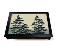 Lap Tray with Bean Bag Cushion, Japanese Pine Tree Forest