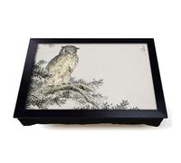 Lap Tray with Bean Bag Cushion, Japanese Scops Owl by Numata Kashu