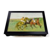 Lap Tray with Bean Bag Cushion, Jockeys And Race Horses by Edgar Degas
