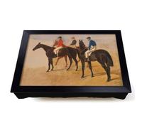 Lap Tray with Bean Bag Cushion, John Frederick Herring Steeplechase Cracks