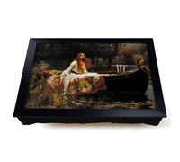 Lap Tray with Bean Bag Cushion, John William Waterhouse The Lady Of Shalott