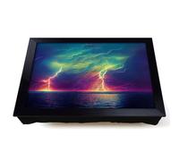 Lap Tray with Bean Bag Cushion, Lightning In Watercolour