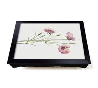Lap Tray with Bean Bag Cushion, Lilac Mariposa by Mary Vaux Walcott