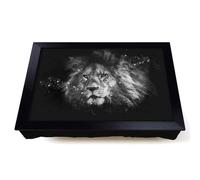 Lap Tray with Bean Bag Cushion, Lion With Piercing Eyes