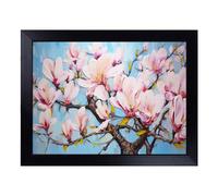 Lap Tray with Bean Bag Cushion, Magnolia Flower Expressionism