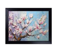 Lap Tray with Bean Bag Cushion, Magnolia Flower Palette Knife