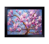 Lap Tray with Bean Bag Cushion, Magnolia Flower Palette Knife