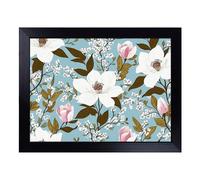 Lap Tray with Bean Bag Cushion, Magnolia Flower Pattern