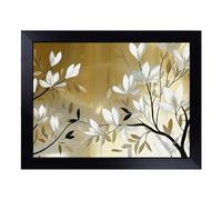 Lap Tray with Bean Bag Cushion, Magnolia Flower Pattern