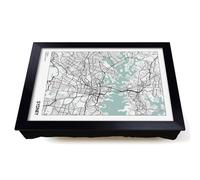 Lap Tray with Bean Bag Cushion, Map Sydney Australia