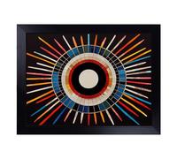 Lap Tray with Bean Bag Cushion, Mind Boggling Modern Abstract Art