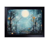 Lap Tray with Bean Bag Cushion, Moon Bubbles