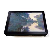 Lap Tray with Bean Bag Cushion, Morning On The Seine by Claude Monet