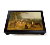 Lap Tray with Bean Bag Cushion, Nine Greyhounds by Jacques Laurent