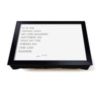 Lap Tray with Bean Bag Cushion, No One Imagined Alan Turing Quote