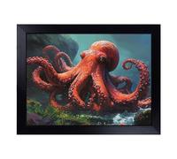 Lap Tray with Bean Bag Cushion, Octopus Graphics