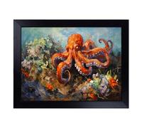 Lap Tray with Bean Bag Cushion, Octopus Impressionism