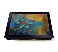 Lap Tray with Bean Bag Cushion, Ophelia Among The Flowers by Odilon Redon