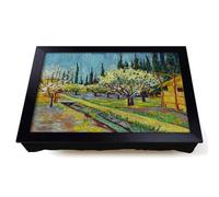 Lap Tray with Bean Bag Cushion, Orchard Bordered