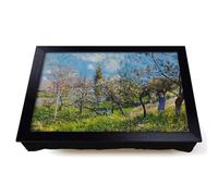 Lap Tray with Bean Bag Cushion, Orchard In Spring by Alfred Sisley