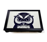 Lap Tray with Bean Bag Cushion, Owl Graffiti