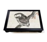 Lap Tray with Bean Bag Cushion, Owl In The Tree by Katsushika Hokusai