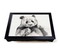 Lap Tray with Bean Bag Cushion, Panda Illustration