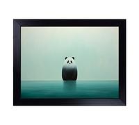 Lap Tray with Bean Bag Cushion, Panda Minimalism