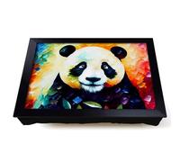 Lap Tray with Bean Bag Cushion, Panda Painted