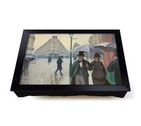 Lap Tray with Bean Bag Cushion, Paris Street On A Rainy Day
