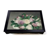 Lap Tray with Bean Bag Cushion, Peonies by Edouard Manet