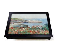 Lap Tray with Bean Bag Cushion, Poppies On The Isles Of Shoals
