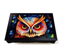 Lap Tray with Bean Bag Cushion, Portrait Of A Long Eared Owl