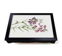 Lap Tray with Bean Bag Cushion, Prairie Pentstemon by Mary Vaux Walcott