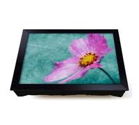 Lap Tray with Bean Bag Cushion, Purple Flower After The Rain