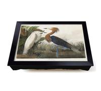 Lap Tray with Bean Bag Cushion, Purple Heron by John James Audubon