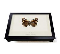 Lap Tray with Bean Bag Cushion, Red Admiral Butterfly by S.F. Denton
