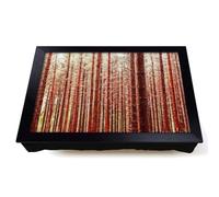 Lap Tray with Bean Bag Cushion, Red Forest In The Autumn