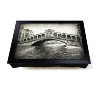 Lap Tray with Bean Bag Cushion, Rialto Bridge Venice Italy
