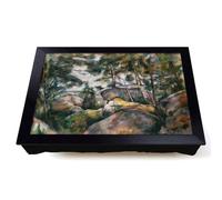 Lap Tray with Bean Bag Cushion, Rocks In The Forest by Paul Cezanne