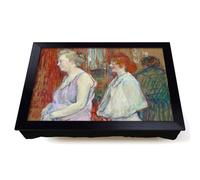 Lap Tray with Bean Bag Cushion, Rue Des Moulins by Henri De Toulouse
