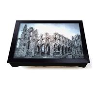 Lap Tray with Bean Bag Cushion, Ruins Of Whitby Abbey In England