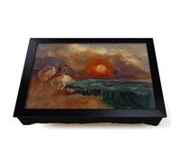 Lap Tray with Bean Bag Cushion, Saint George And The Dragon by Odilon Redon