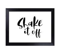 Lap Tray with Bean Bag Cushion, Shake it Off Typography Quote