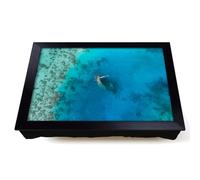 Lap Tray with Bean Bag Cushion, Shipwreck In The Maldives