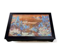 Lap Tray with Bean Bag Cushion, Silk Road Travellers by Qiu Ying